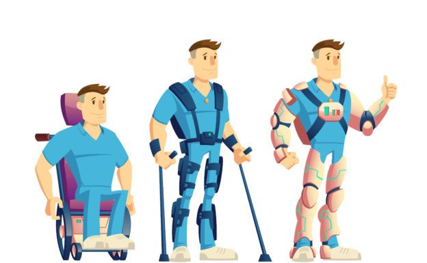 腦部控制外骨骼系統,法國癱瘓男子成功行走