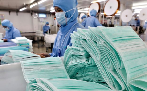 掌握口罩心臟關鍵布料,康那香搬出塵封 5 年機台